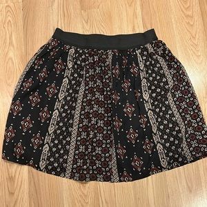 Hollister Elastic Waist Fully Lined Skirt Size Large